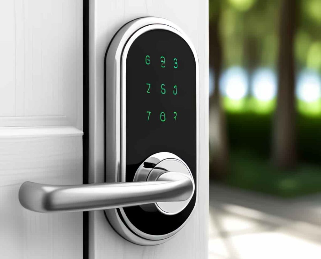 Where do smart locks get their power source from?